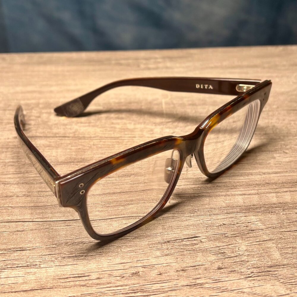 DITA eyeglasses Auder DTS-129 - 02AF Dark Tortoise - Gun Metal